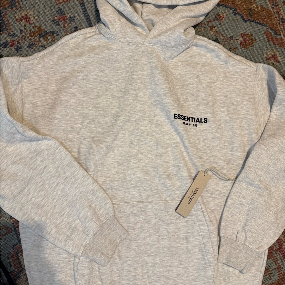 Essentials Light Gray Hoodie